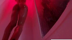 hot kendra cole takes a sexy shower in the bathroom