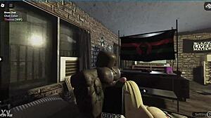 White girl takes big black cock orally