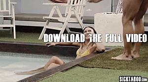 Milf cassie del isla explores barcelona and enjoys rough anal sex with fingering and doggystyle