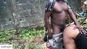 horny farm girl got a good doggy style session in her farm land with her stepbrother