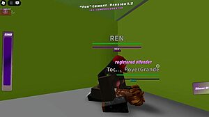 Continuation of Fucking Girls with Big Black Cocks in Fun Cumbat Roblox