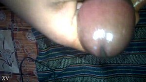 mallu guy oily cock cumshot on oiled body