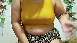 I discover you jerking off and humiliate your small dick