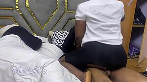 Sneaky sex with students in bedroom