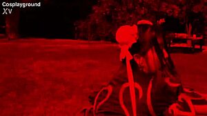 jade kush as chun li gets fucked by two big cocks 😈