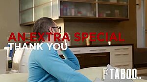 horny emily pink is taking double penetration in a wild threesome fuck, her big ass bouncing