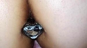 Sparklybbw gets some nice anal plug play with fat assfucking