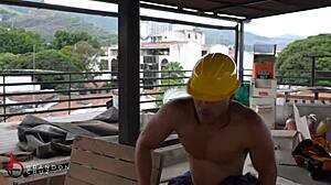 Builder Fucks Big Ass Boss for Huge Cum Load - Brandon Cruz