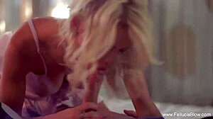 Blonde And Brunette Engage In Intense Oral Sex Leading To Swallowed Cumshot