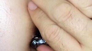 Sparklybbw gets some nice anal plug play with fat assfucking