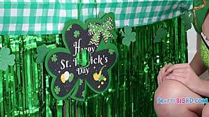 More than just step-siblings exploring their tall petite bodies in skirts