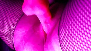 I squirt on my pink dildo.