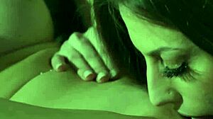 Stepsis licks pussy in bed