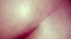 Filling big white ass with cum