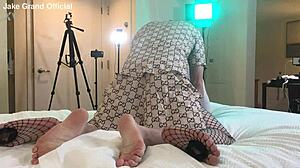 Rapper Pounds Blonde Transsexual Hard!