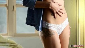 Ava taylor and nyasha gently fingering her pussy!