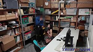 Dirty cheating teen slut suspect caught on cctv