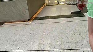 Trashy Kiwi Slut Shows Off In Public