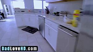 My stepdad fought with me nonstop, spanking my butt, but a hot fuck changed everything!