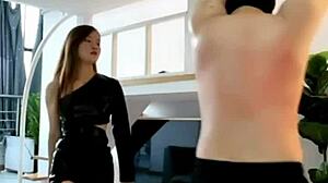Chinese Beautiful Mistress Yihuan Femdom Whipping
