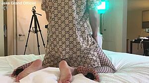 Rapper Pounds Blonde Transsexual Hard!