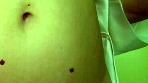 Angelique kithos in lingerie 4k, close up of hairy pussy and panties.