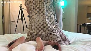 Rapper Pounds Blonde Transsexual Hard!