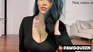 Pawgqueen gives jerk off instructions in POV! Ryan smiles