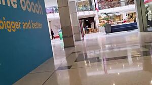 Trashy Kiwi Slut Shows Off In Public