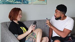 tattoo chick gets the big black dick she deserves doggystyle