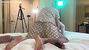 Rapper Pounds Blonde Transsexual Hard!