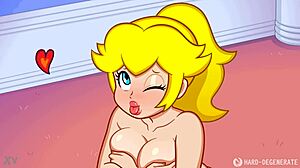 Peach And Rosalina Engage In Intense Futa Fucking