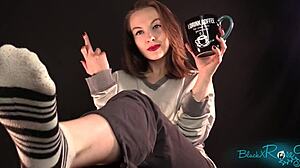 Start morning with humiliating yoga session from femdom milf