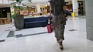 Trashy Kiwi Slut Shows Off In Public