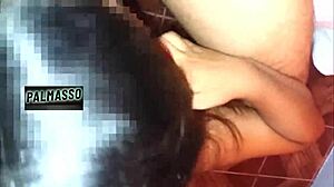 mexican puta visited by client, asks to remove condom for blowjob and cumshot in mouth