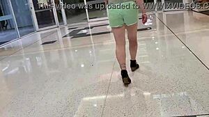 Trashy Kiwi Slut Shows Off In Public