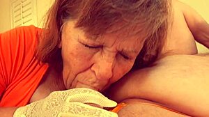 granny velma dinkley gives spectacular blowjob