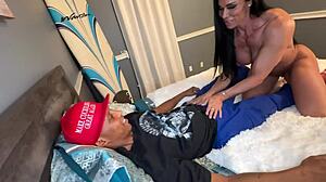 Aliyah Taylor's hard ride contrasts with her wet, tight pussy