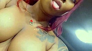 Sexual BBW Girlfriend Dances with Friends