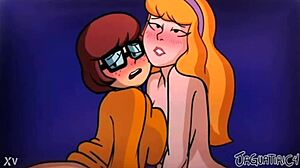Velma and Daphne enjoy lesbian threesome