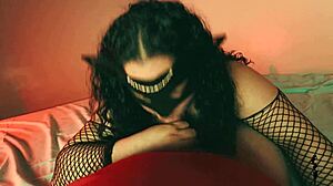 Amateur BBW Latina blowjobs cock, reverse cowgirl to doggystyle?