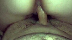 big white ass riding thin white cock with intense passion