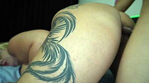 tiffany montavani spreads for big black cock, screaming with cum in ass