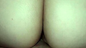 big white ass riding thin white cock with intense passion