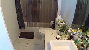 I told her to use my shower since hers was broken