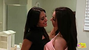 Two Horny Lesbians Eat Each Others Pussy Home Alone