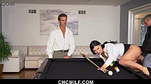 Take care of both successful businessmen and attend to their most lustful needs even if its about a kinky threesome in the office - cncmilf