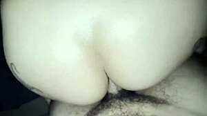 I fill her oily ass with creampie!