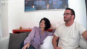 Cum Thirsty Wife Lina Arian Embarrasses Shy Cuckold