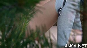 playful teen olivia cs enjoys a fun activity